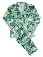 Women's Banana Leaf Shirt + PJ Pant Set