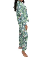 Women's Banana Leaf Shirt + PJ Pant Set