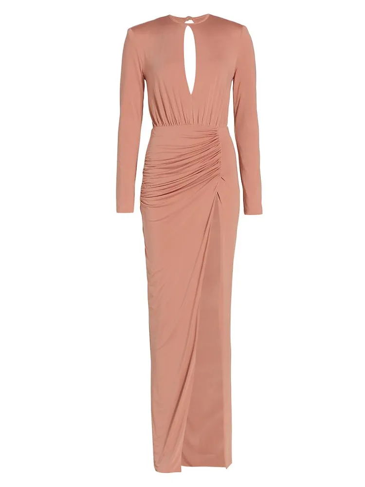 Emmit Draped Jersey Gown