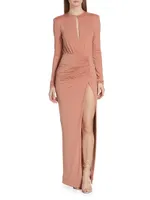 Emmit Draped Jersey Gown