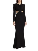 Ella Cut-Out Jersey Maxi Dress