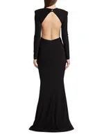 Ella Cut-Out Jersey Maxi Dress