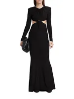 Ella Cut-Out Jersey Maxi Dress