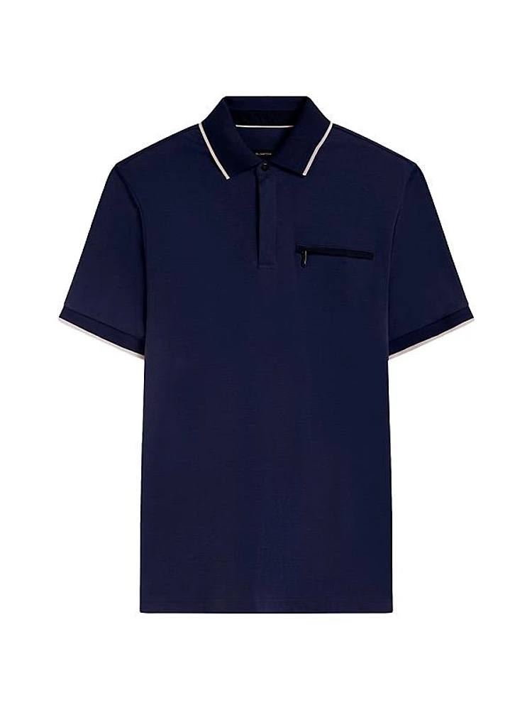 Quarter-Zip Polo Shirt