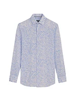 Linen & Cotton Button-Up Shirt