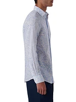 Linen & Cotton Button-Up Shirt