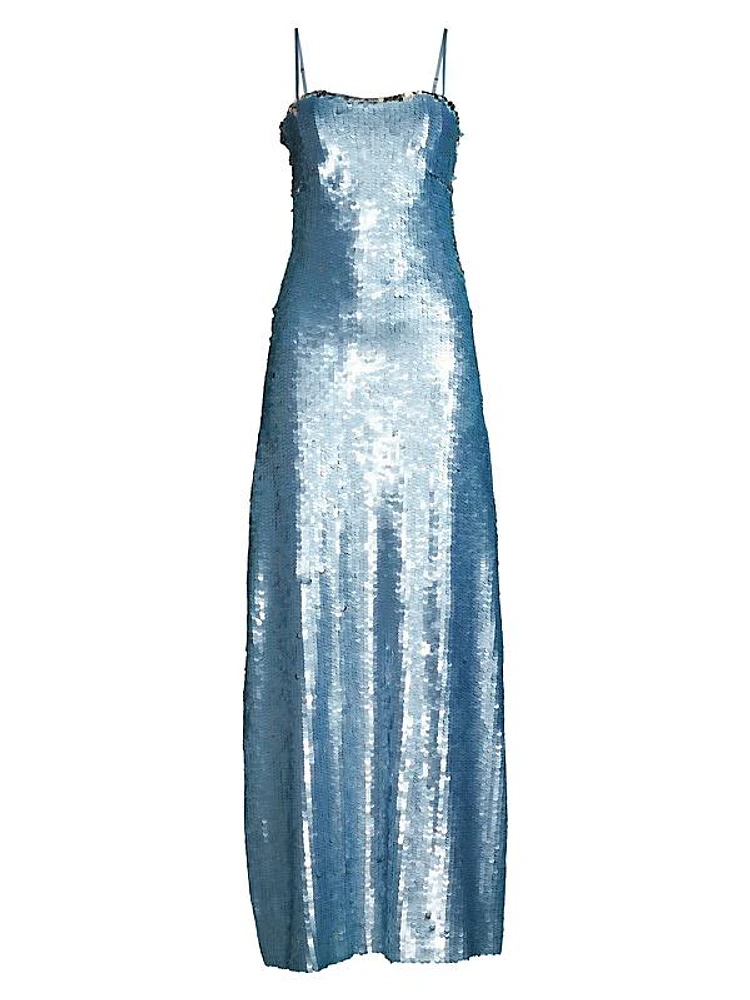 Lockwood Sequin-Embellished Gown