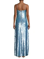 Lockwood Sequin-Embellished Gown