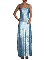 Lockwood Sequin-Embellished Gown