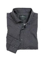 Richmond Heights Geometric-Print Cotton Poplin Shirt