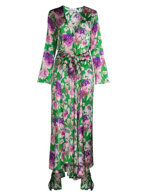 Yvonne Floral Tie-Front Dress