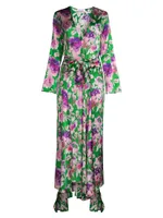 Yvonne Floral Tie-Front Dress