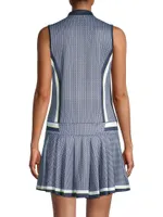 Core Fast Paced Printed Jersey Golf Dress