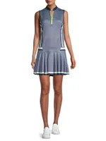 Core Fast Paced Printed Jersey Golf Dress