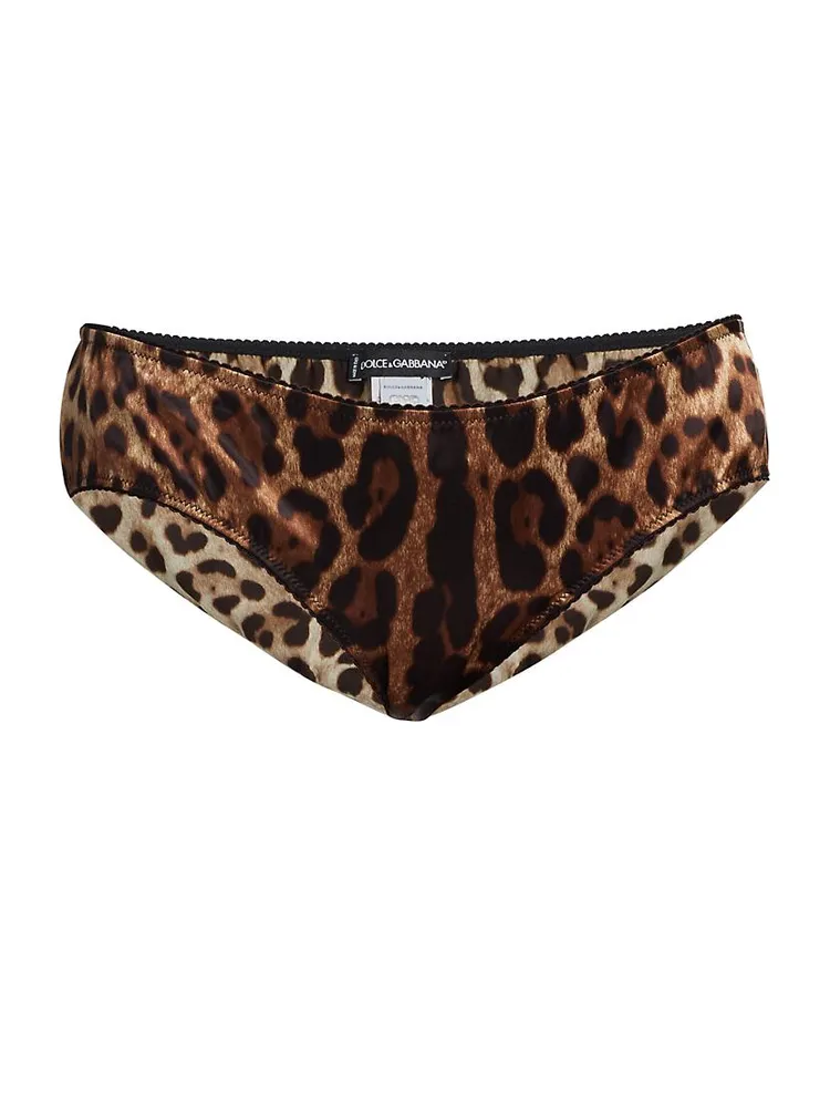 Leopard Silk Hipster Brief