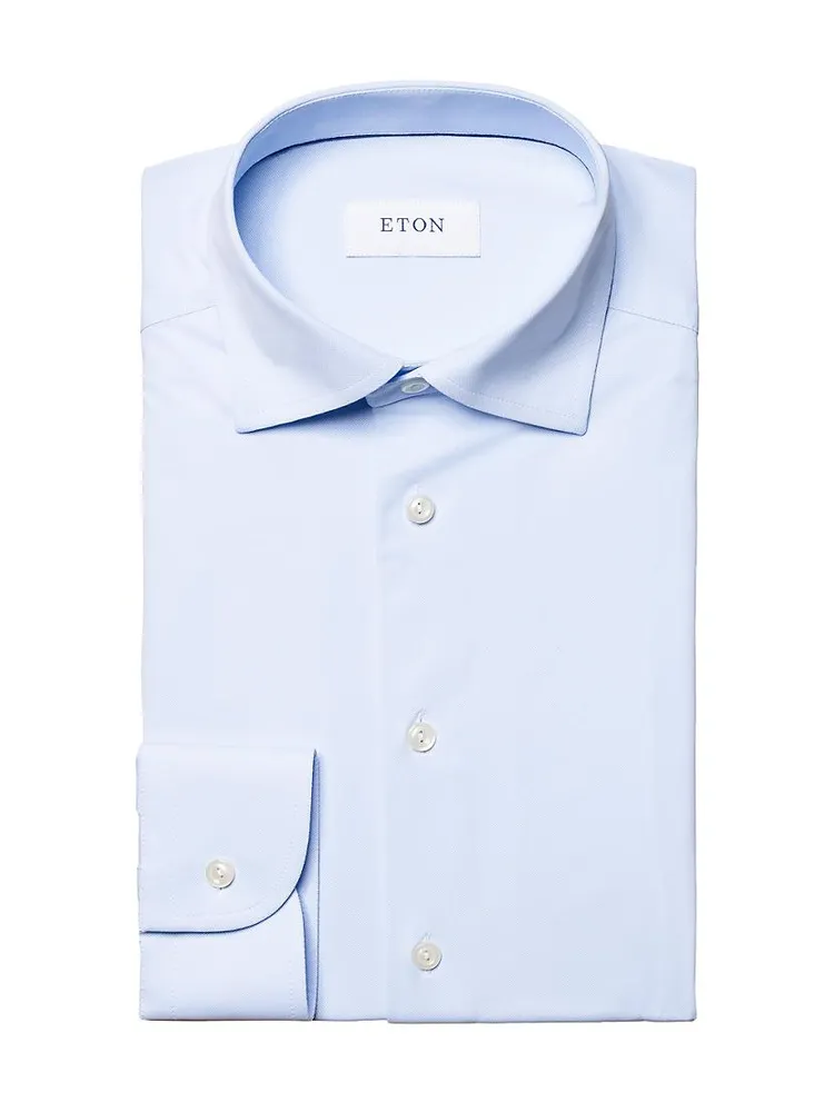 Slim-Fit Solid Stretch Shirt