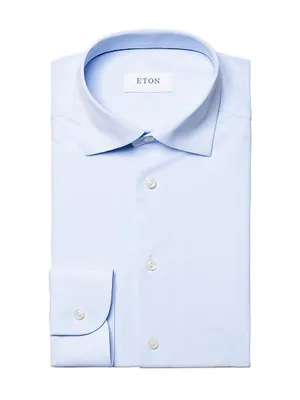 Slim-Fit Solid Stretch Shirt