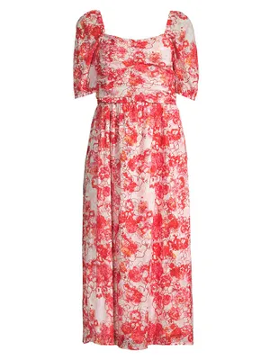Harbin Floral Midi-Dress
