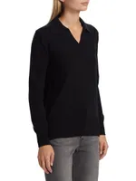 Cashmere Polo Sweater