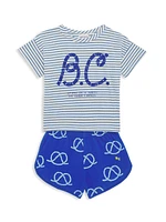 Little Boy's & Sail Rope All Over Shorts