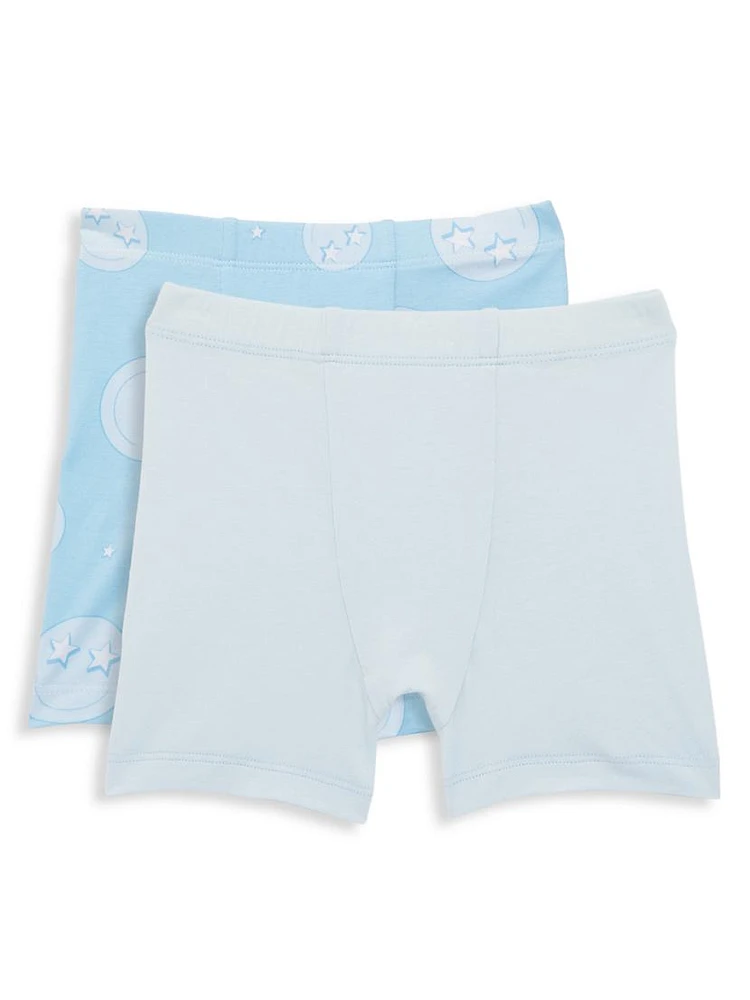 2-Piece Little Boy's & Smiley Boxers Set