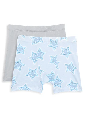 2-Piece Little Boy's & Stars Boxers Set