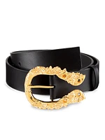 Goldtone Buckle Belt