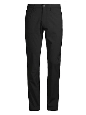 Five-Pocket Stretch-Wool Pants