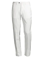 Extended Tab Waistband Suit Pants