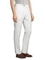 Extended Tab Waistband Suit Pants