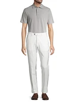 Extended Tab Waistband Suit Pants