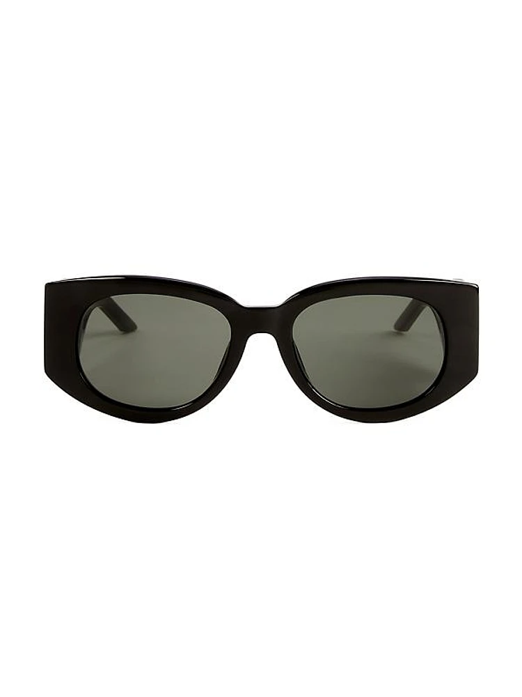 Futuro Optimisto Wave 54MM Oval Sunglasses