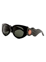 Futuro Optimisto Wave 54MM Oval Sunglasses