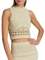 Clarita Macramé Tank Top