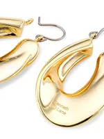 14K-Gold-Plated Hoop Earrings