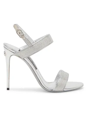 Crystal Stiletto Sandals