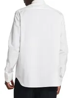 Cotton Button-Front Shirt