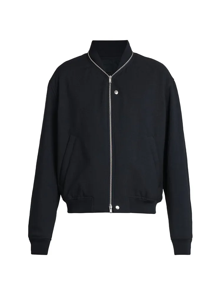 Zip-Front Stand-Collar Jacket