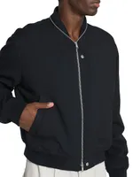 Zip-Front Stand-Collar Jacket