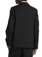 Single-Breasted Wool Jacket