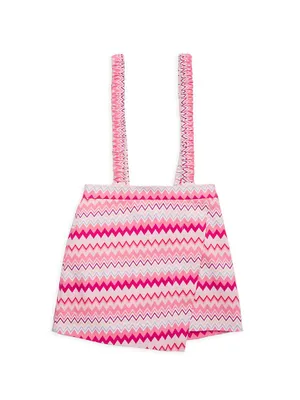 Little Girl's & Chevron Assymetrical Skort