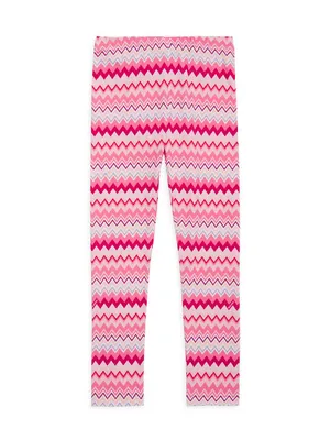 Little Girl's & Chevron Leggings