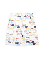 Little Boy's & Logo Utility Shorts