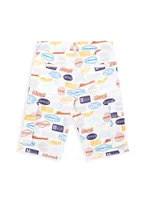 Little Boy's & Logo Utility Shorts