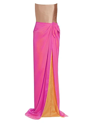 Istanbul Draped Gown