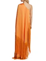 Tiered Asymmetric Gown