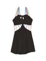 Little Girl's & Girl's Alana Cut-Out Dress