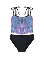 Little Girl's & Girl's Fringe Bikini