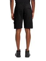 Logo-Appliquéd Cotton Drawstring Shorts