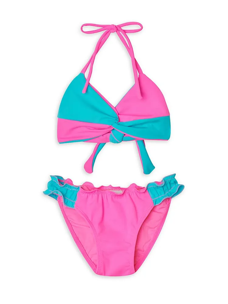 Little Girl's & Edy Colorblocked Bikini